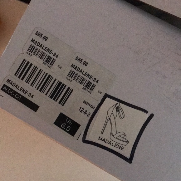 Aldo Madalene High Heels Size 8.5 - Picture 8 of 10